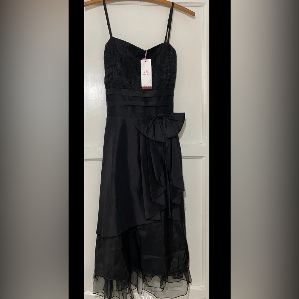 NWT JK2 Cocktail Dress Black Size XL